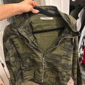 Camouflage Zip-Up Jacket